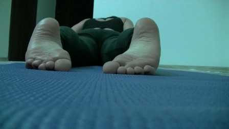 Custom video .Feet Yoga