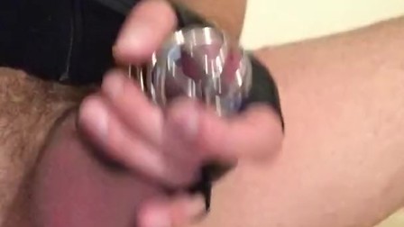 Gas Mask / Cock Cage / Fleshlight / Cumshot ** All in One Video **