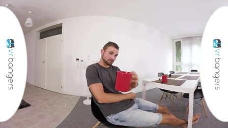 Gay VR PORN - Morning masurbation with sexy twink Jeffrey