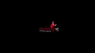 StockingsVR - Strapon dildo lesbians with wet panties