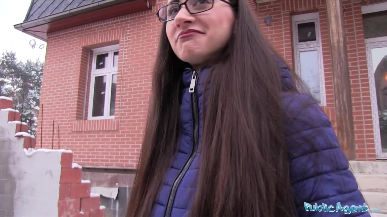 Public Agent Young Russian in Glasses Fucking a Big Cock