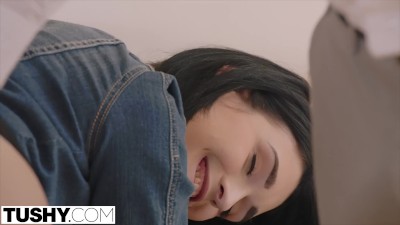 TUSHY College Student Seduces Dad's Friend With anal Sex Toys
