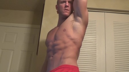 Muscle Jock Worship With Flexing