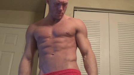 Muscle Jock Worship With Flexing