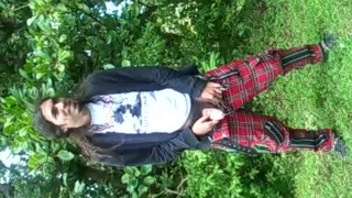 Outdoor: Punk Rocker Peeing at the Woods / Behind the Scenes