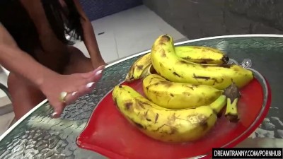 Shemale Erica Lee inserting a banana - shemale | Mobile Porn & xxx ...