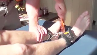 Jay and his bender friend have freaky bondage session
