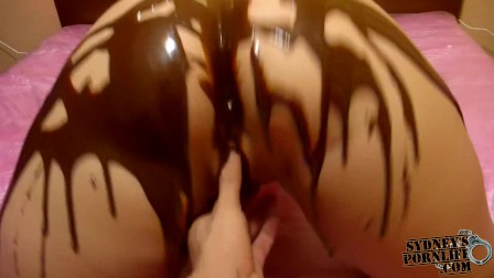 Tasty Big Ass in Chocolate Messy Fuck!