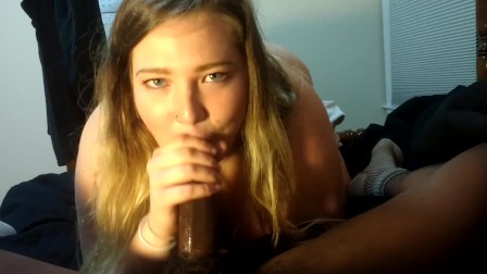 20 Year Old College Girl Sucks The Soul Out Of My BBC
