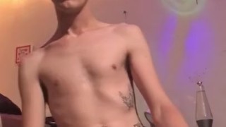 Twink strip, Self suck, and finger fuck