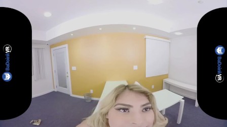 BaDoinkVR.com Stephanie Suggests Christening Your New Office With Wild Sex