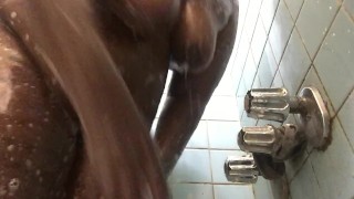 Soaping My Pussy And My Ass