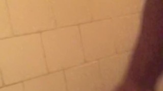 Playing with it in the shower