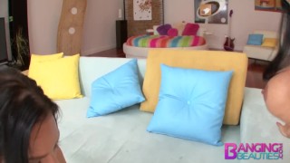 BangingBeauties Big Ass Teens - Hardcore Anal Threesome Compilation