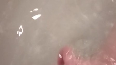 Masturbation in the bathroom