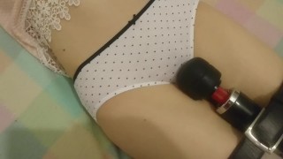 girl finally allowed to cum | watch her have multiple orgasms