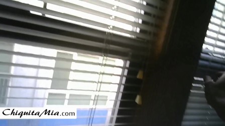 Chiquita Mia Has Cam Sex in Apartment Window