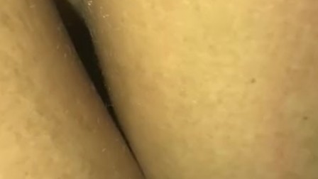 ebony Cock in Huge Tits
