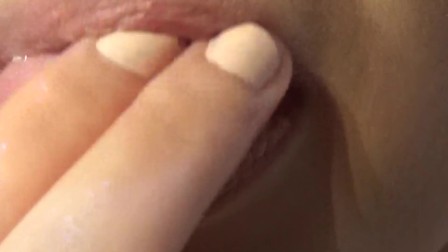 Playing with my pussy and tasting my cum!!!