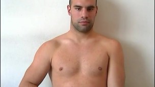Arnaud handsome innocent delivery hetero guy in a gay porn.