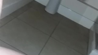 18 year old teen in bathroom in the dark