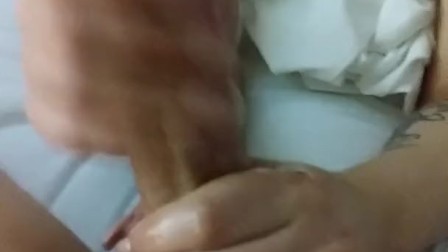 Ending swallowing cock