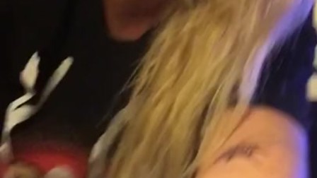 teen shows her wet pissy to the camera as boyfriend leaves the hotel room