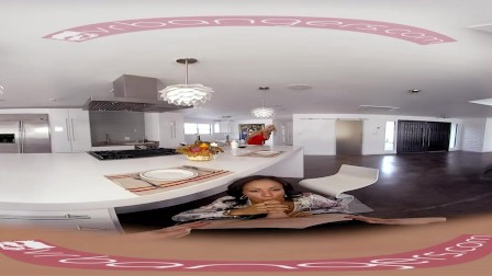 VR PORN - Thanksgiving Dinner Becomes a Wild Threesome with a Busty MILF