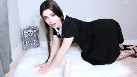 Virtual fucking Wednesday Addams- Lilcanadiangirl