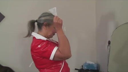 mature slutty Nurse Fucks Herself