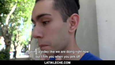 LatinLeche - Latin boy bottoms for the first time for camera man\u2019s cock
