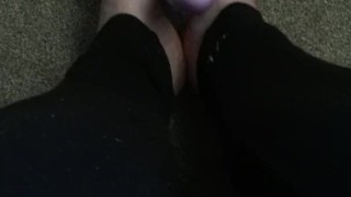 miss alice footplay with dildo and lotion