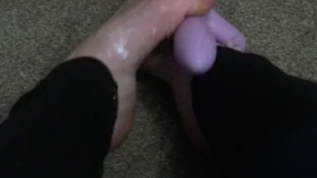 miss alice footplay with dildo and lotion