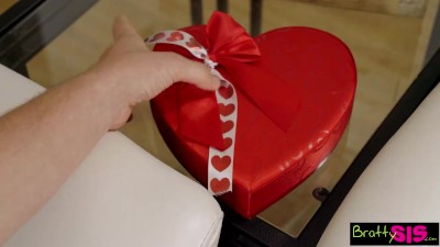 Preview 1 of \u00a0step Sister Falls For Valentines Day Surprise