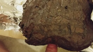 Romancing My Chocolate Heart-Shaped Booty Cake For VDay2018