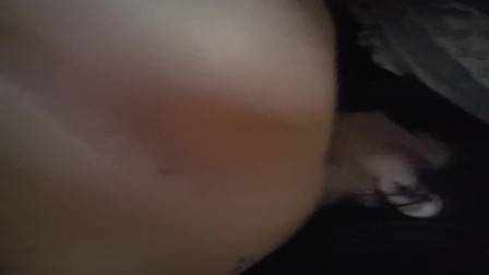 Massage turns to finger fuck and tity fuck and huge cum shoot on face