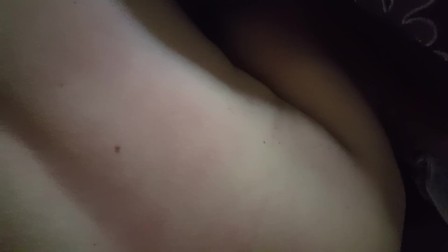 Massage turns to finger fuck and tity fuck and huge cum shoot on face