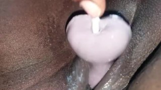 Dick sucker makes my pussy squirt