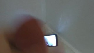 Straight guy masturbating to pornhub video of GF