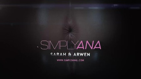 Simplyanal - Sarah Key Arwen Gold - Lesbian anal Sex