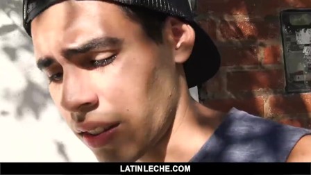 LatinLeche-Sexy straight teen sucks and fucks stranger on camera for money