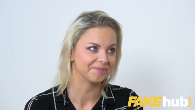 Female Agent New model discovers hot casting couch wet lesbian orgasms