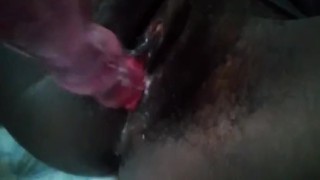 ebony pussy play