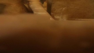 Underwater FootJob Cumshot | Ginger Teen Rubbing Cock with her Feet to Cum