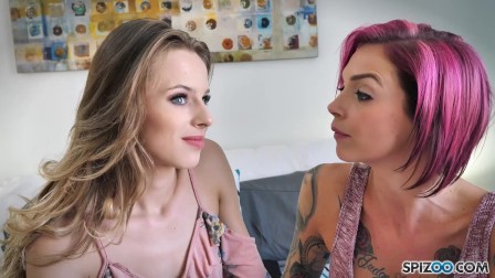 Spizoo - Jillian Janson & Anna Belle Peaks fuck each other, big booty