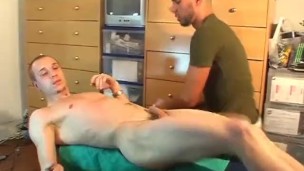 Jean's big dick massage! (hetero male seduced for gay porn)
