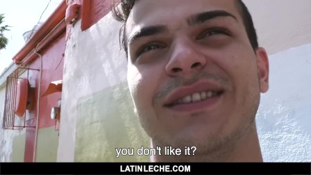 LatinLeche - Hung latin straight guy has raw anal sex on camera for money