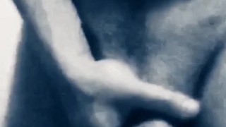 slowly rubbing my big huge cock