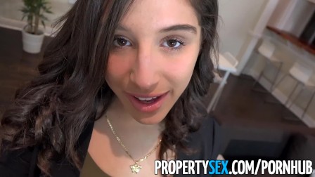 PropertySex - College student fucks big ass real estate agent