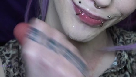 ORAL FIXATION SLOPPY DEEP THROATING DILDO LOTS OF SPIT PT2